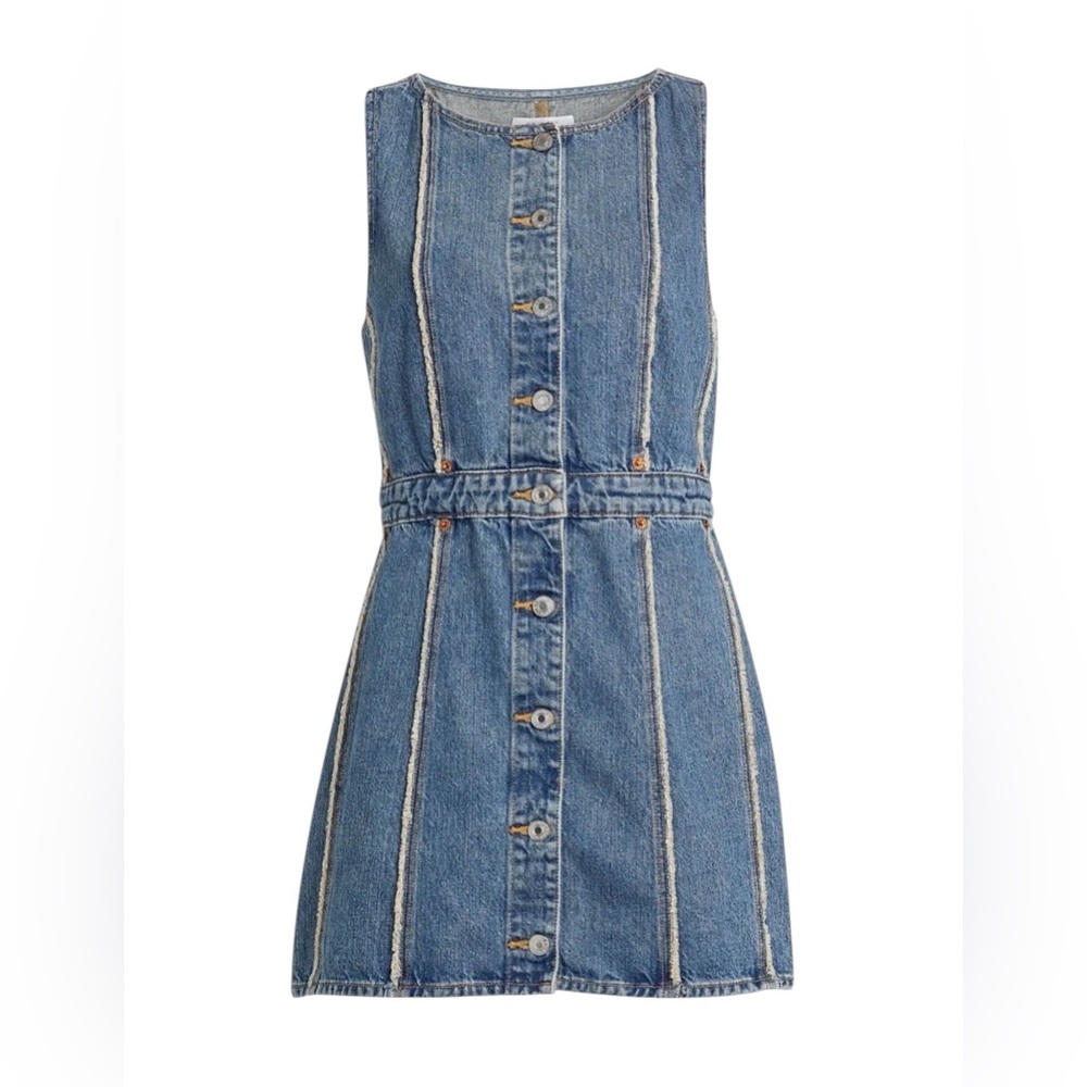 Re/Done Blue Denim Dress - Picture 3 of 13